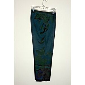 Studio Bill Blass Dress Pants 41x31.5 Men's Black Formal‎ Career Trousers